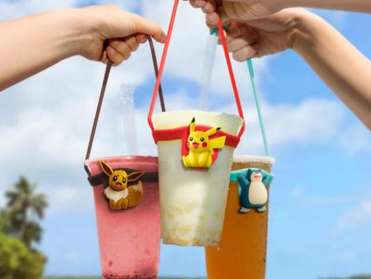 寶可夢環保飲料杯綁 超萌人氣角色正式登場！