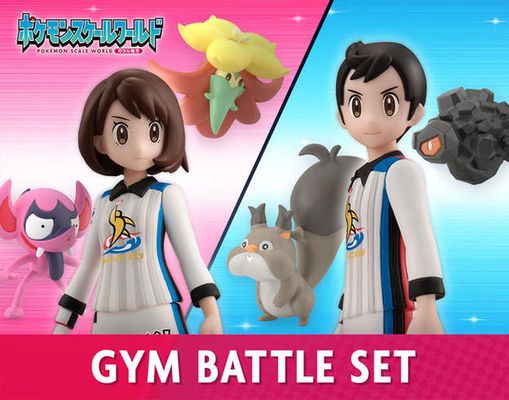 POKÉMON SCALE WORLD GALAR GYM BATTLE SET W/O GUM 現正預售中!!